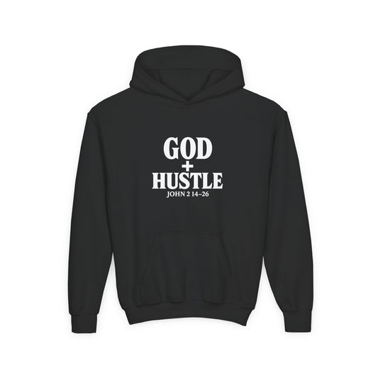 God + Hustle Youth Hoodie
