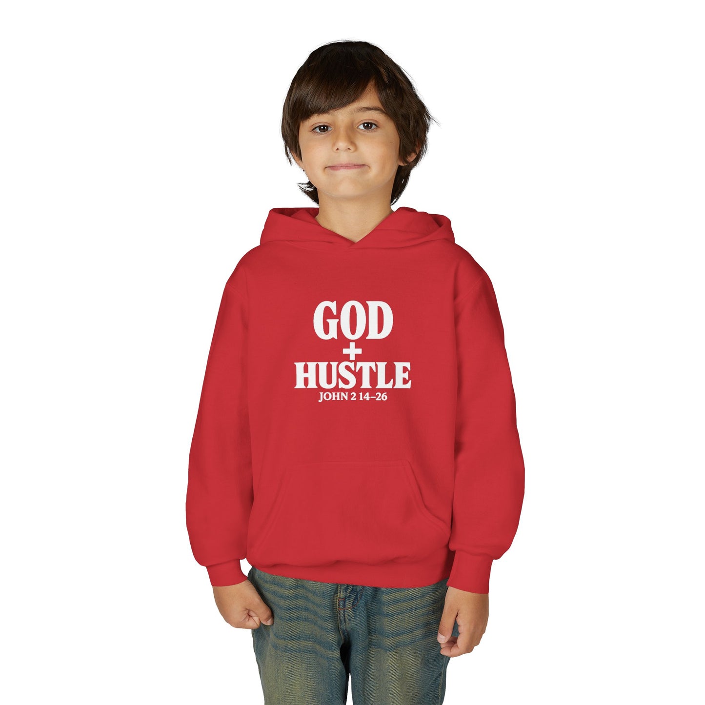 God + Hustle Youth Hoodie