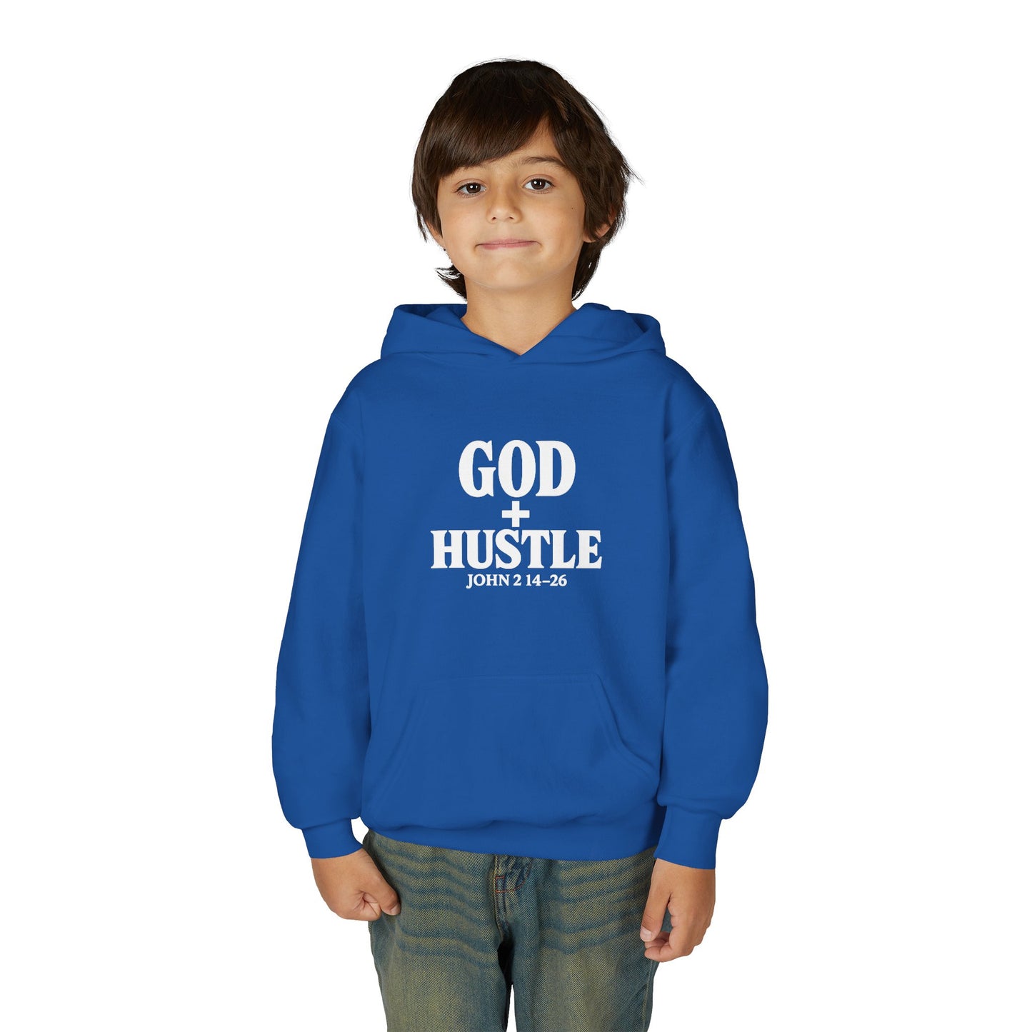 God + Hustle Youth Hoodie