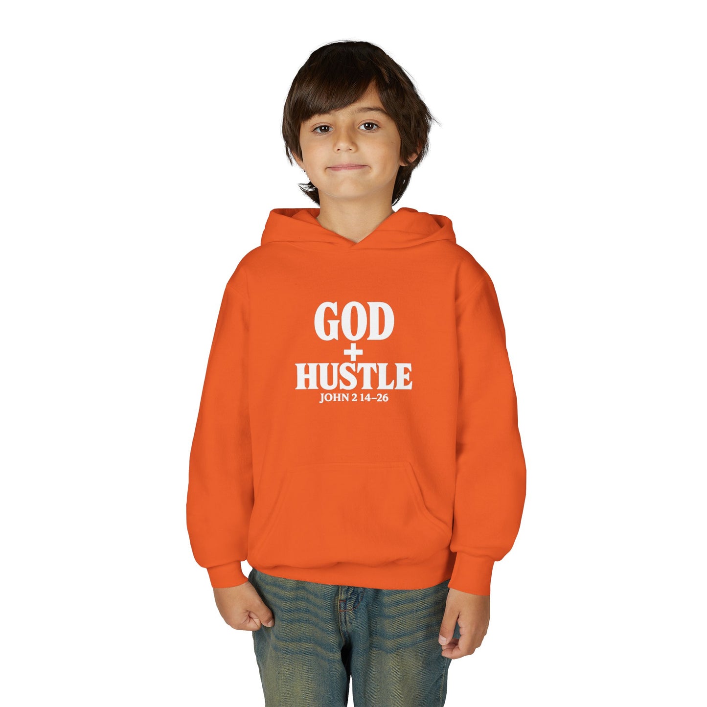 God + Hustle Youth Hoodie