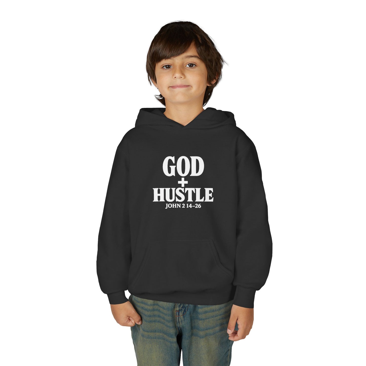 God + Hustle Youth Hoodie